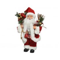 Figura božiček rdečo/bel 30 cm, Kaem.