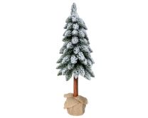 Smreka novoletna zasnežena v lončku Tora, 80 cm