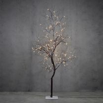 Drevo božično rjavo 171 led, 200 cm, IP44, Edel.
