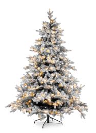 Smreka novoletna zasnežena 450 led, Albero Massive 210 cm, Bizz.