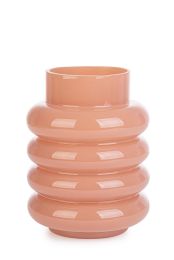Vaza steklena Marny salmone, 19,5cm
