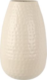 Vaza kovinska 30cm, bela
