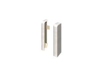 ZAKLJUČEK PVC cubical, L/D, hrast beli, 2/1, za L664