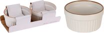 Pekač za mufine 2/1, 9x4 cm, 200 ml porcelan 
