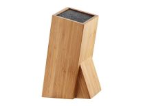 Stojalo za nože Lord iz bambusa in plastičnimi ščetinami, 26x10cm 

