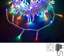 Lučke 180 led barvna 3 mm, 8 funkcij utripanja s časovnikom, 8,95 m, IP44, Bizz.