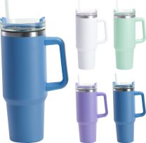Termo lonček s slamico Inpy, 1,2l 
