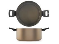 Kozica visoka z dvema ročajema Balance Borghese, 24cm