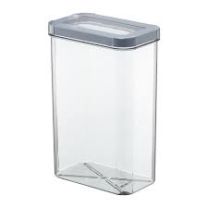 Posoda za shranjevanje hrane Optimo, 2,5l, pvc, siv pokrov
