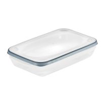 Posoda za hrano Franco 2,4l, 31,5x20x6cm, nordic blue transparent, pvc
