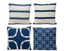 Blazina white blue 45x45cm, 4 motivi
