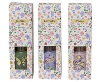 Osvežilec zraka difuzor set Jasmin/Sivka/Peony
