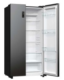 Hladilnik ameriški Gorenje NRR9185EABXL, višina 178,6 cm, širina 91,5 cm, temni inox