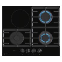 Kuhališče kombinirano Gorenje GCE681BSC, širina 60 cm, 3x plin, 1x steklokeramika