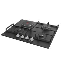 Kuhališče kombinirano Gorenje GE680MB, 3x plin, 1x elektrika, črno
