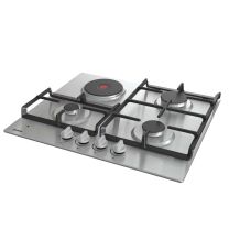 Kuhališče kombinirano Gorenje GE680X, širina 60 cm, 3x plin, 1x elektrika, inox