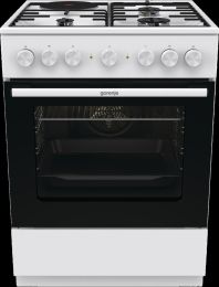 Štedilnik kombinirani Gorenje GK6B42WD, širina 60 cm, 3x plin, 1x elektrika, bel