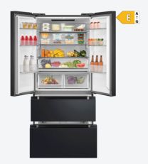 Hladilnik francoski Vivax CFS-516DFD X, višina 190 cm, širina 83,5 cm, temni inox
