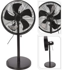 Ventilator samostoječi fi 45 cm, 50 W, črn
