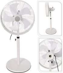 Ventilator samostoječi fi 45 cm, 50 W, bel
