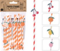 Slamice papirnate set 16/1, poletno sadje
