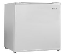 Hladilnik enovratni Tesla RS0400HE, višina 49,2 cm, širina 45 cm, bele barve