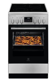 Štedilnik steklokeramični Electrolux LKR564255X, širina 60 cm, inox