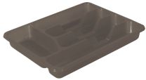 Predalnik za jedilni pribor 33,3 x26,2cm, siv