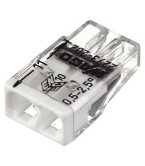 Hitra inštalacijska sponka WAGO 2P 0,5-2,5mm2 za trdo žico 450V 24A 100kos Wago
