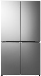 Hladilnik štirivratni Hisense RQ758N4SBSE, višina 178,5 cm, šiirna 91,2 cm, barva česanega nerjavnega jekla