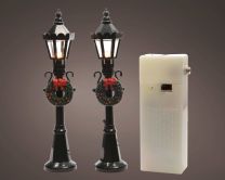 Dekoracija božična led laterna 12 cm, set 2/1, Kaem.