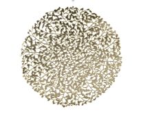 Pogrinjek okrogel, zlat, 38cm