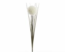 Okras novoletni allium bel z bleščicami fi 7 cm, v 66 cm, Kaem.