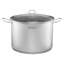 Lonec visok 35l, Acero, 40cm, inox, steklen pokrov, ind.