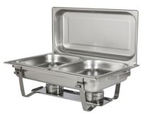Posoda za ohranjanje tople hrane Chafing, dvojna, 9l
