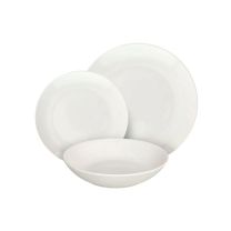 Krožnik garnitura 18/1 Modus Bianco, porcelan, 
