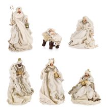 Jaslice okrasne belo/zlate 25-28 cm, set 6/1, Bizz.