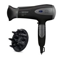 Sušilnik las Esperanza Ionic Viven, 2200 W, črn/siv