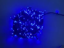 Lučke 320 led modre 8 funkcij utripanja s časovnikom, 24 m, IP44