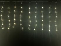 Lučke 240 led toplo bele 11 funkcij utripanja s časovnikom, zavesa 6 m, IP44