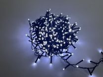 Lučke kačje 500 led ledeno bele z 10% utripajočo žarnico, s časovnikom, 10 m, IP44