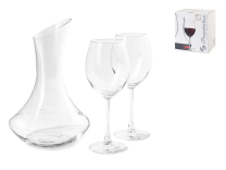 Karafa/decanter in set kozarcev za vino
