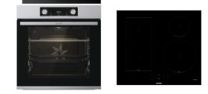 Set pečica in kuhališče Gorenje BFG Silver Pyro Set (piroliza BOP6373E28EX + indukcija GI6431BFZ)