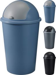 Koš za smeti 50l, Rolltop, antracit, siv, moder
