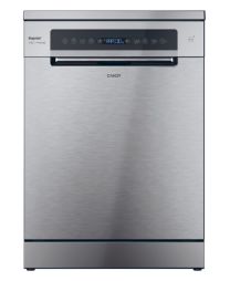 Pomivalni stroj prostostoječ Candy CF 6B4S1PX, širina 60 cm, 16 pogrinjkov, Wi-Fi, inox