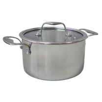 Lonec 3,2l Triply, steklen pokrov, 20cm