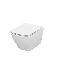 Viseča wc školjka City square clean on z wc desko slim dur sc eo set B220 Cersanit