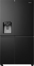 Hladilnik ameriški Hisense RS818N4IFD, 632 L, črn