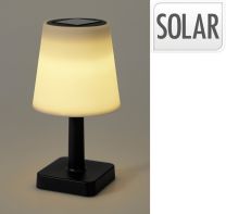 Svetilka namizna črna solarna led 23 cm, Koop
