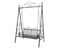 Gugalnica vrtna Bordeaux jeklo 89x150x231 cm, Kaem.